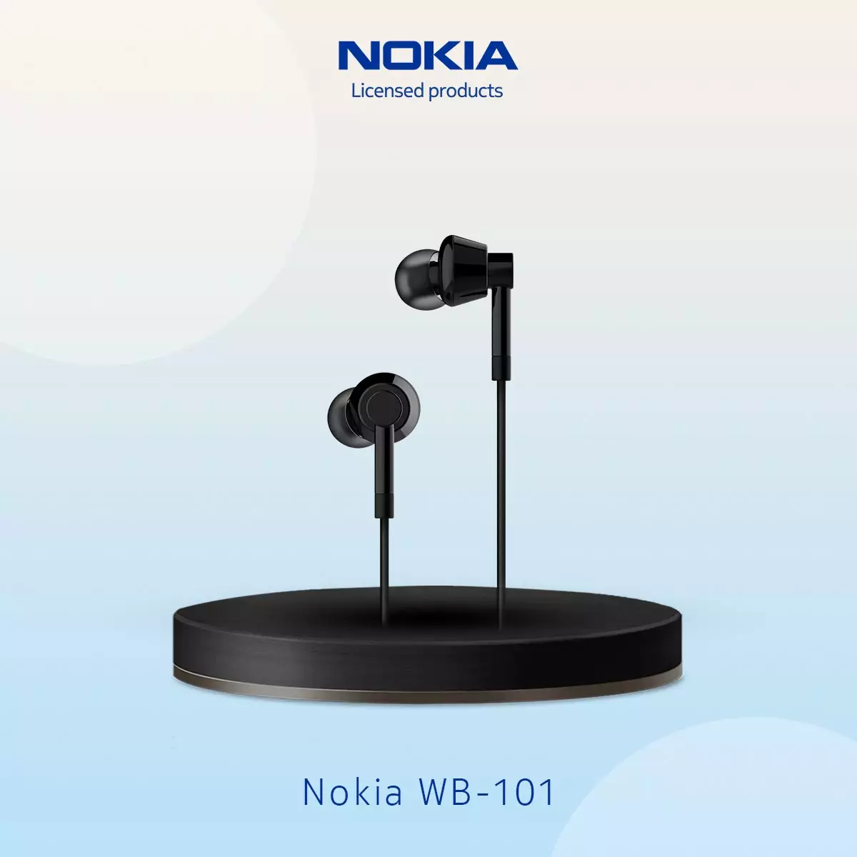 Jual Nokia Audio Nokia WB101 Wired Buds Audio Jack 3.5mm Black