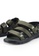 Louis Cuppers green Casual Sandals 41DEBSHB90036CGS_3