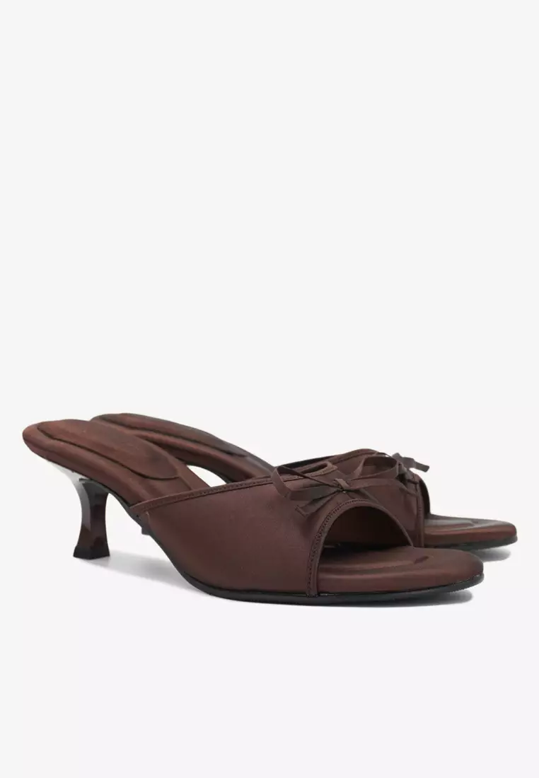 Dr Cardin Women Lush Eve 2-inch Heels | Satin | Suede L-RNZ-9339
