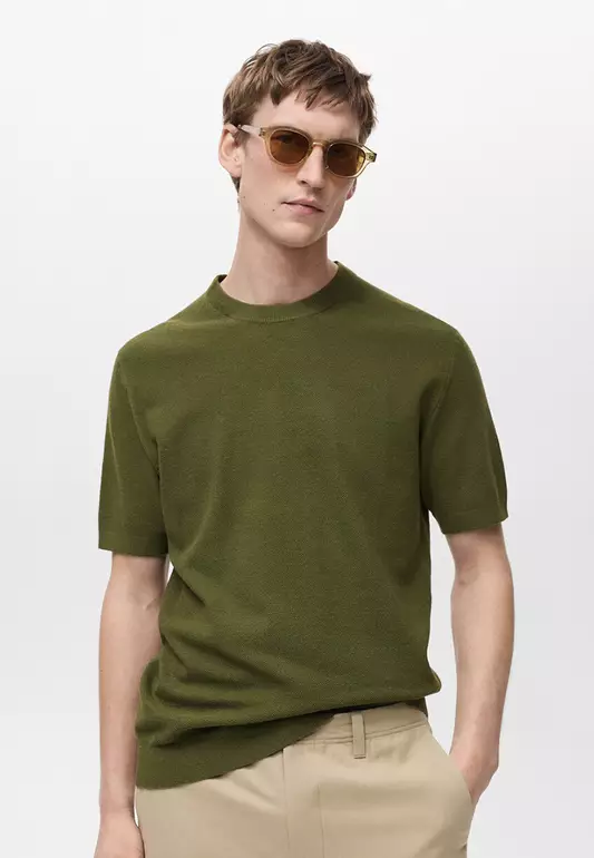 Fine-Knit T-Shirt