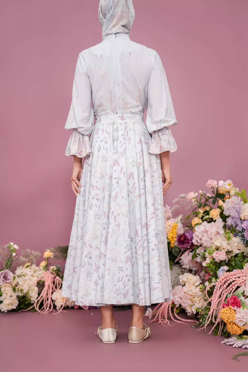 Klamby - Gardenia Skirt Ashy Blue