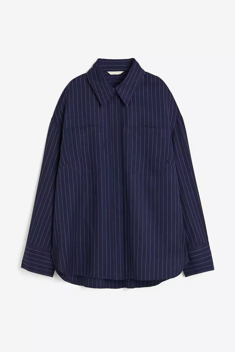 Buy H&M Oversized twill shirt 2025 Online | ZALORA