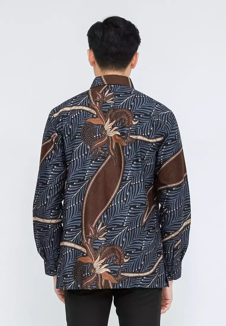Hadinata Batik Pria Kemeja Panjang Damar Dahayu Daniar