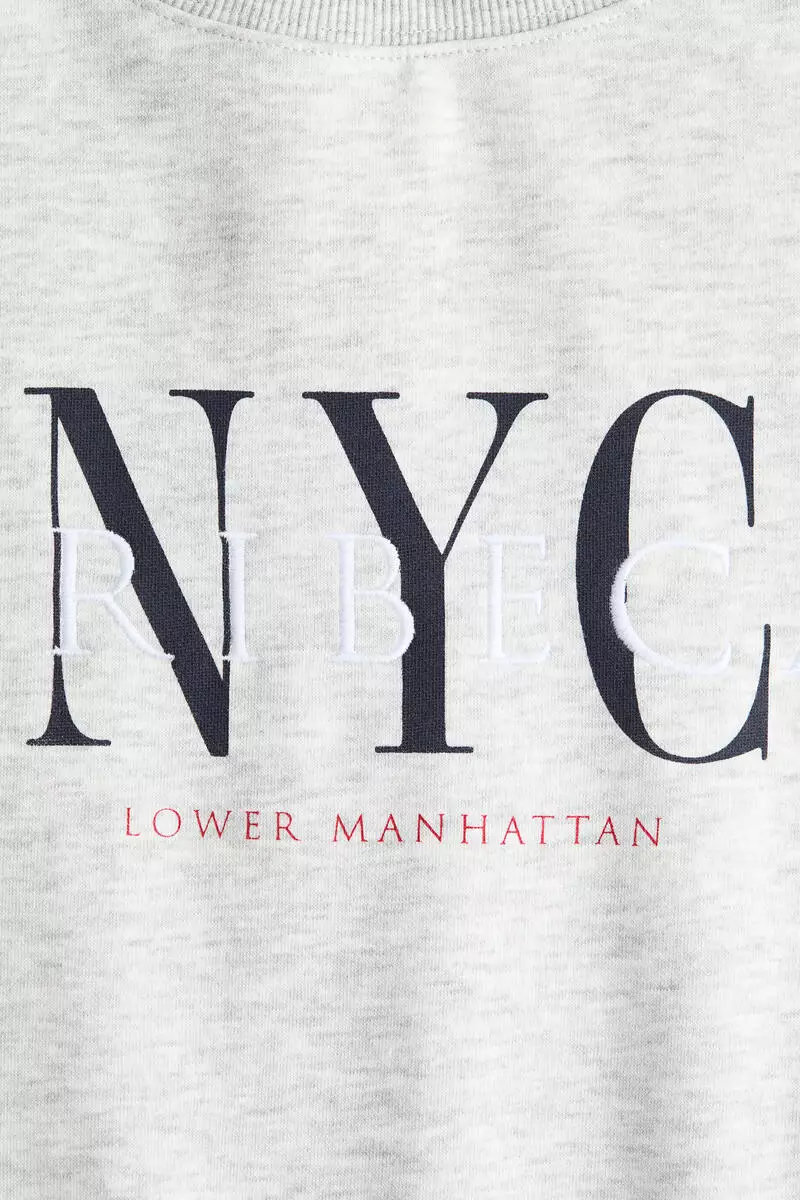 Text-motif sweatshirt