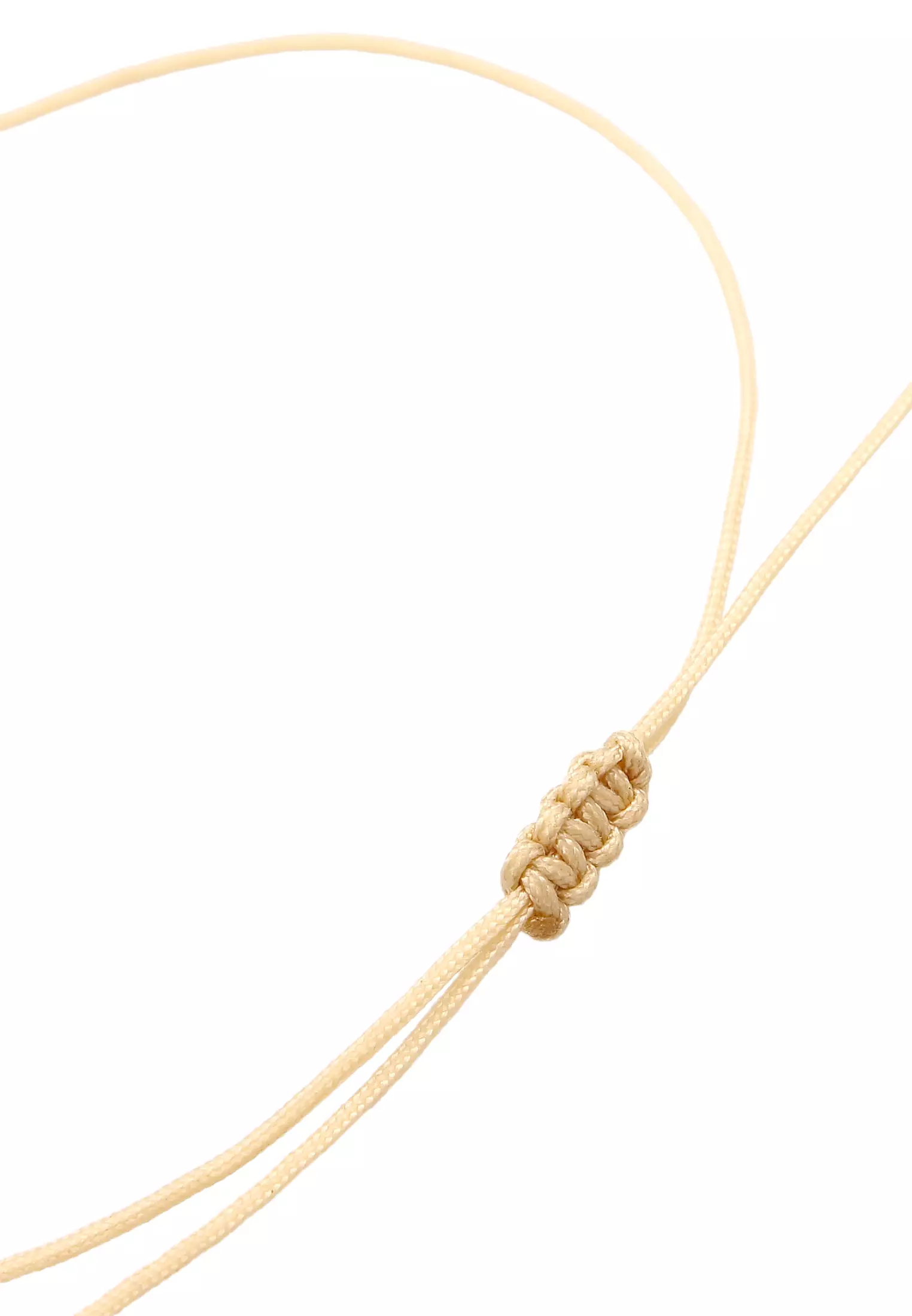 Men’s Evil Eye Bead Bracelet – Khaki Cord