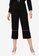 ZALORA WORK black Contrast Piping Detail Culottes 2CA6DAACE0A2AFGS_1