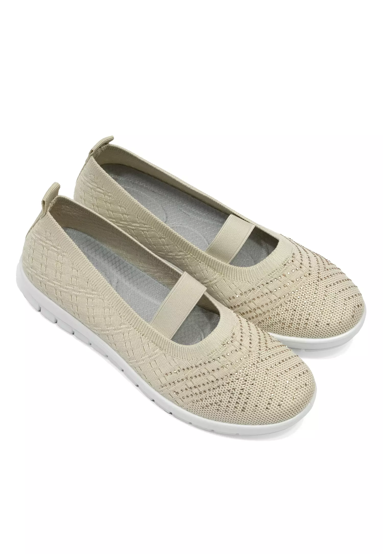 Dr. Kevin Sepatu Olahraga Sport Wanita Sneakers Rajut Slip On 559-008