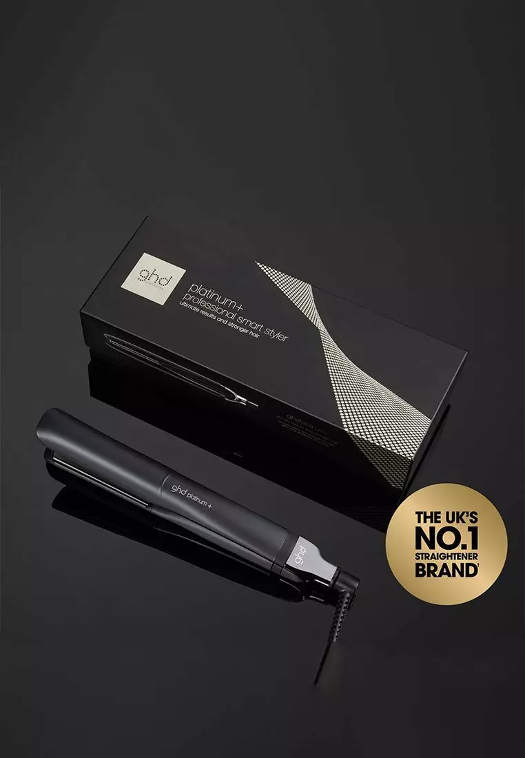 GHD PLATINUM +  HAIR STRAIGHTENER IN BLACK