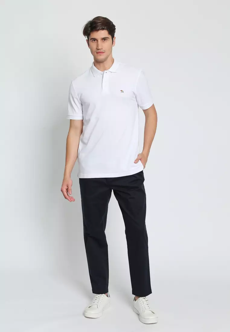WHITE POLO SHIRT
