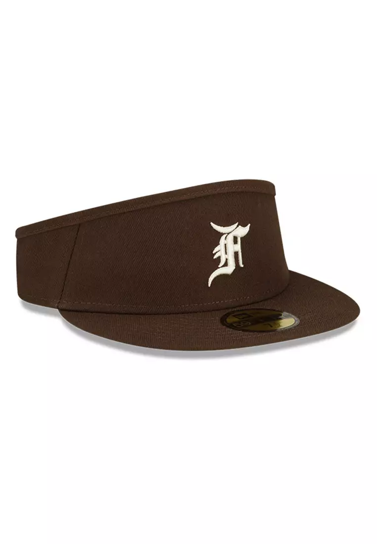 Detroit Tigers MLB Fear of God Essentials Brown 59FIFTY Fitted Visor