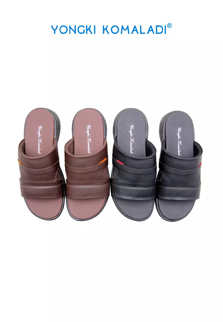 [ ORIGINAL ] YONGKI KOMALADI SANDAL OL-ESRF471-23 HITAM