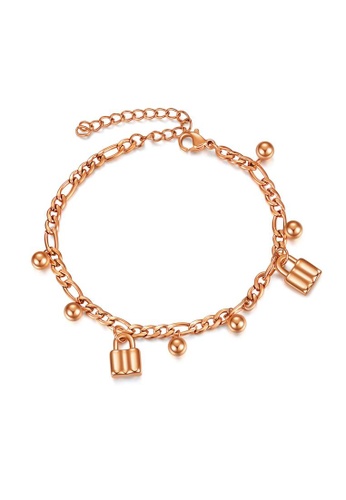 Her Jewellery gold Maya Bracelet (Rose Gold) - Made with Premium Japan Imported Titanium with 18K Gold plated D45FFACDAB4014GS_1
