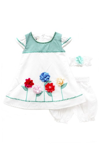 Jual Fiyora Jocelyn Daisy Cotton Baby Girl Dress Original Zalora Indonesia