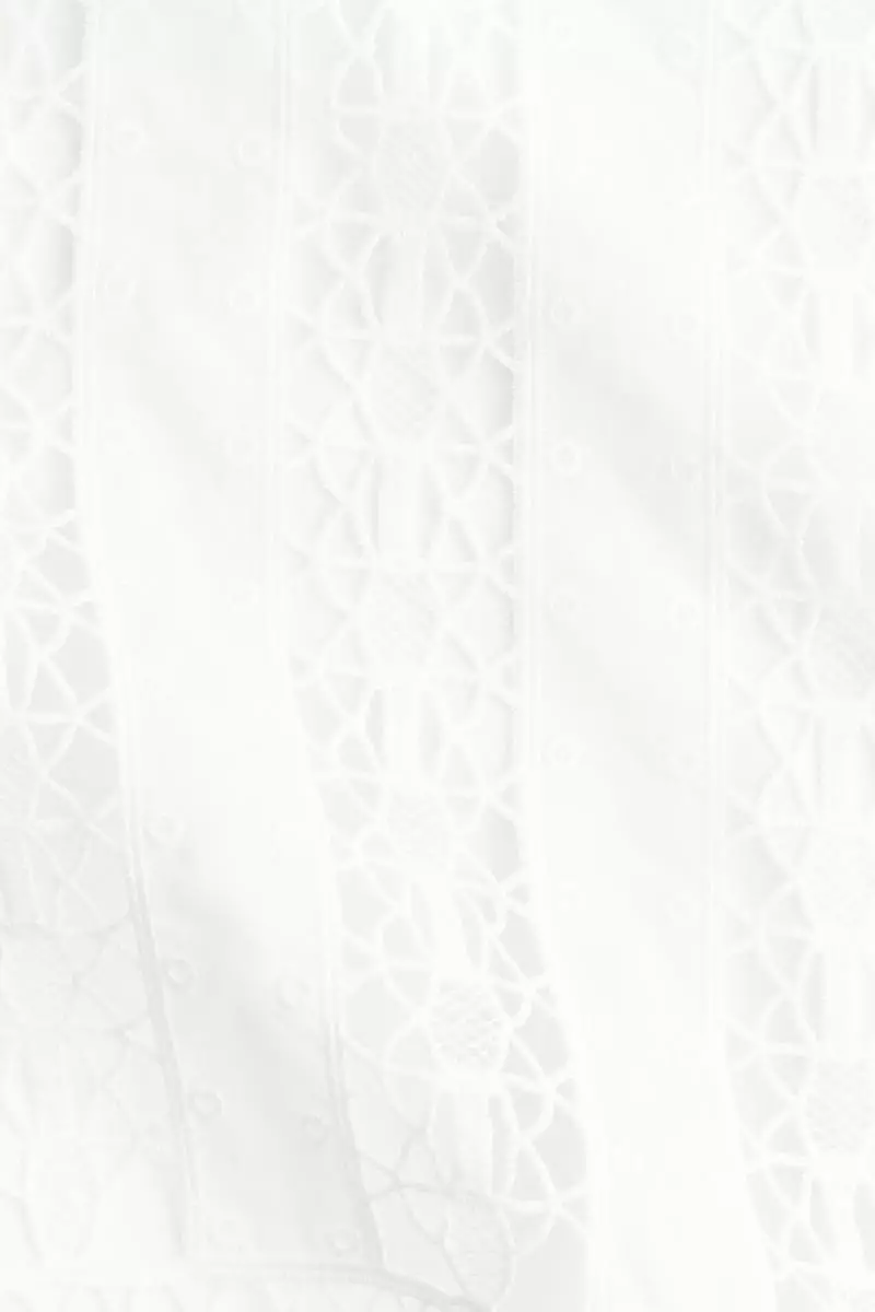 Lace-inset strappy dress