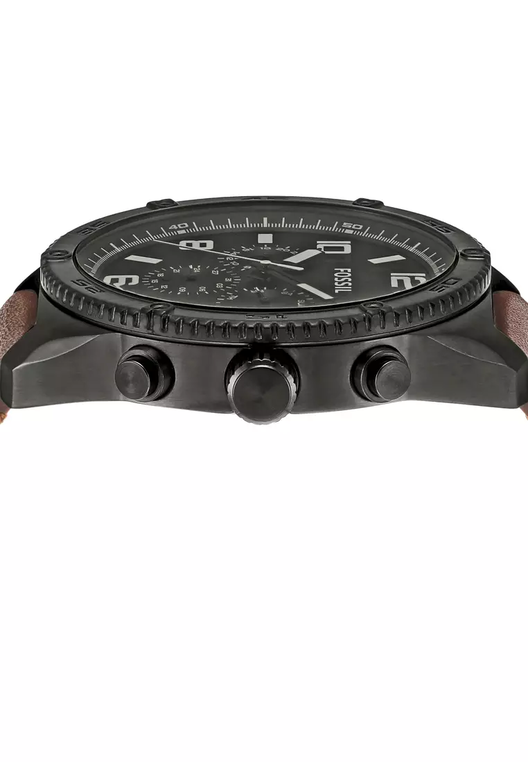 Buy Fossil Fossil Male's Brox brown Leather Watch BQ2800 2023