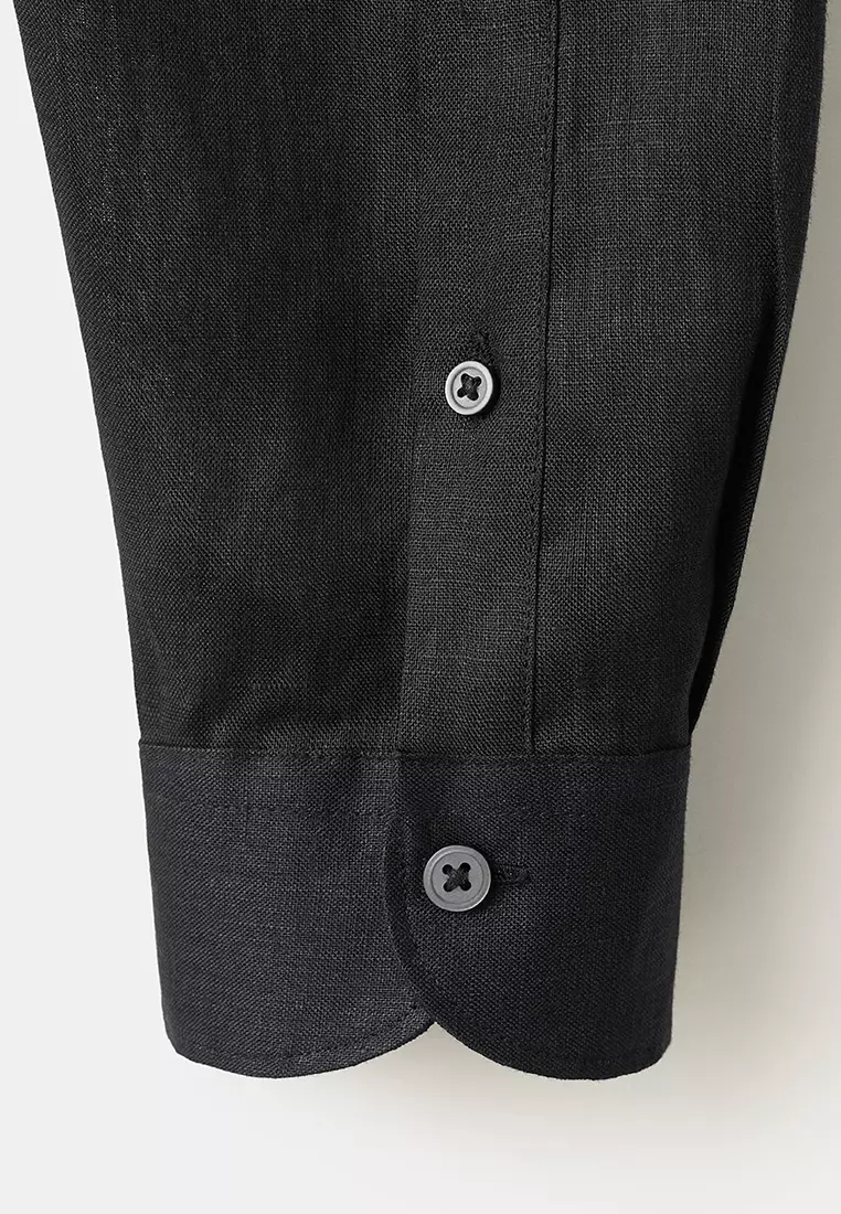 Regular-Fit 100% Linen Shirt