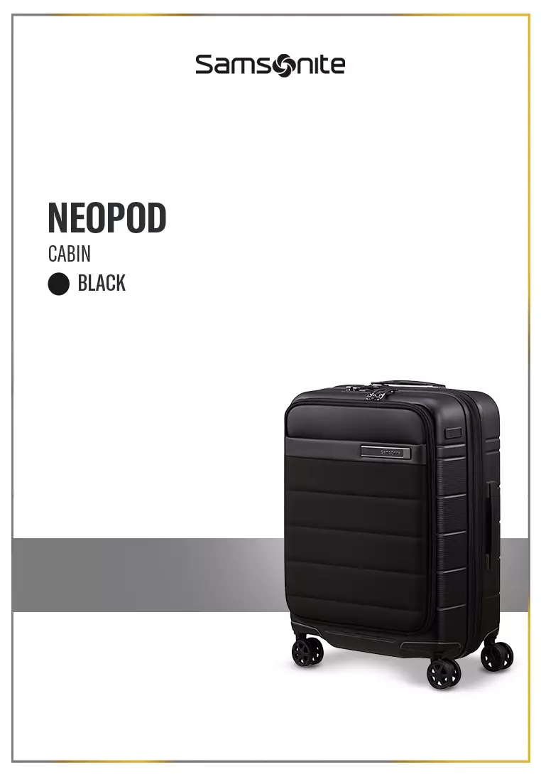 Samsonite Koper Softcase Neopod Cabin 20 Exp Easy Acc. Fl - Black