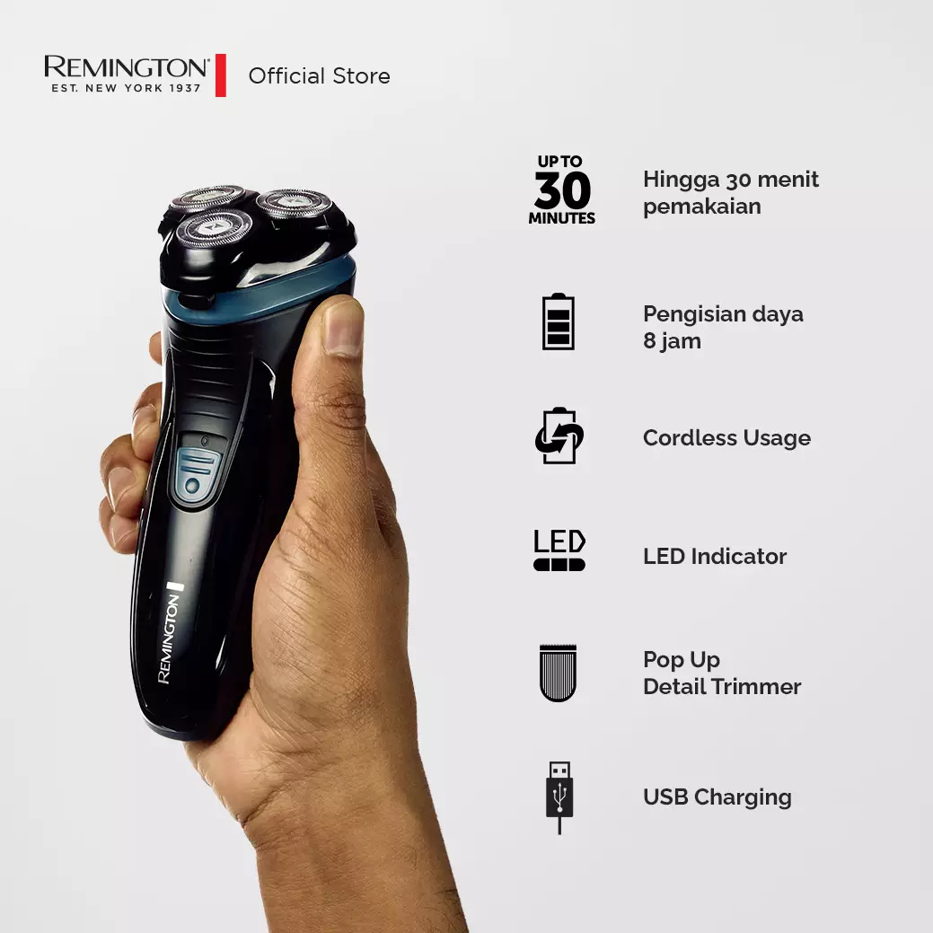 Remington R1 Style Series Rotary Shaver R1000