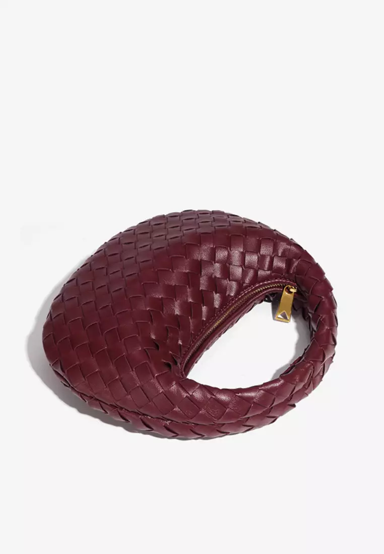 Faux Leather Woven Hobo Bag CX-B1904