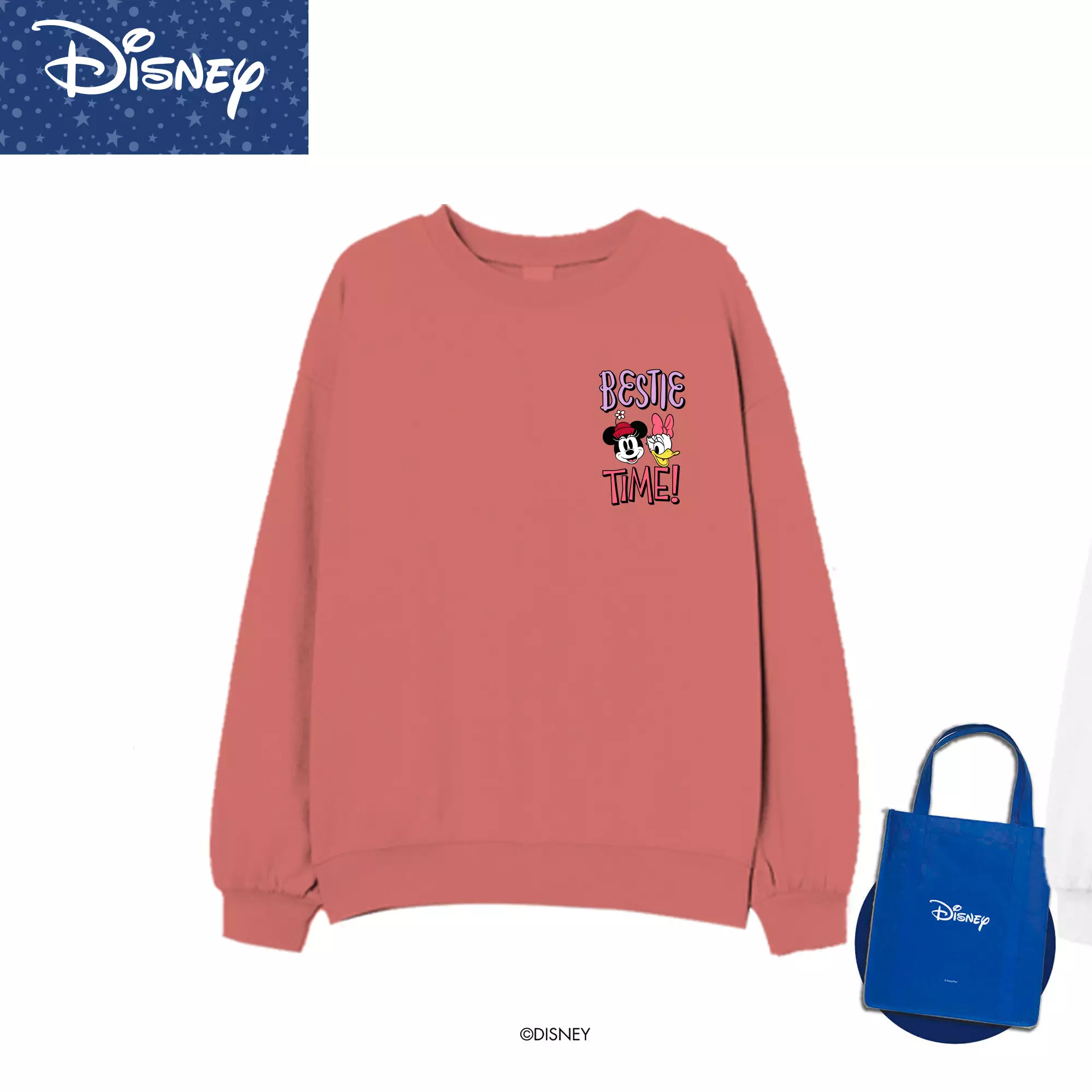 Jual Custom.id Disney Crewneck Dewasa Mickey and Friends Valentine