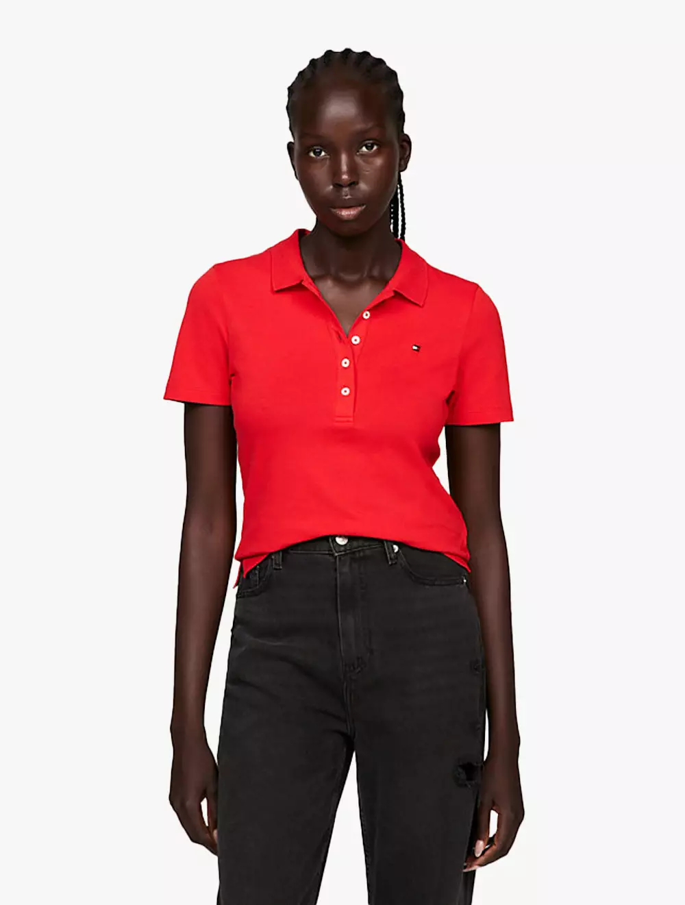 TOMMY HILFIGER - 1985 COLLECTION REGULAR FIT POLO - Red - red