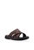 Louis Cuppers brown Criss-Cross Flat Sandals A48BESH74FA742GS_2