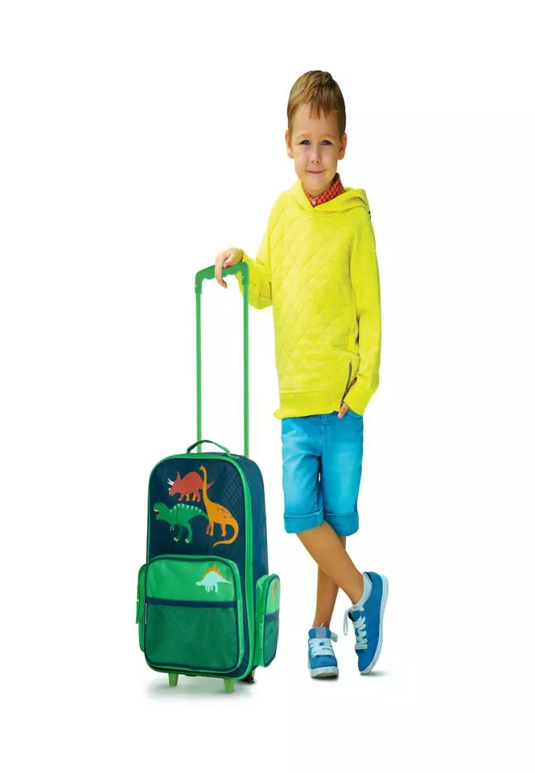 Stroller Trolley Bag For Kids Green Dino
