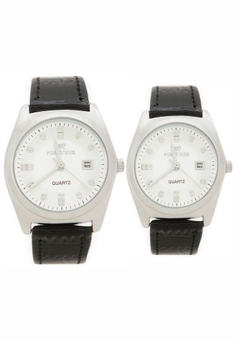 Fortuner Watch Jam Tangan Pria dan Wanita FR CK1011B Silver