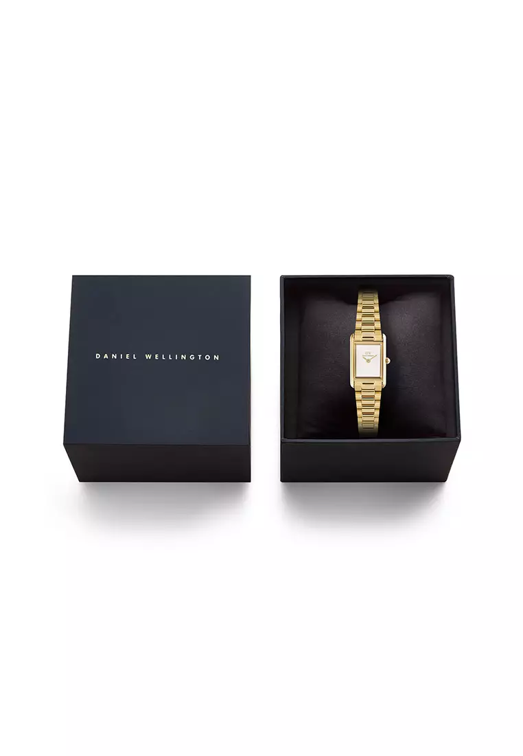 Bound Mini 3-Link White Gold - Women Watch stainless steel watch DW Official Authentic Original jam tanggan perempuan DW jam tangan