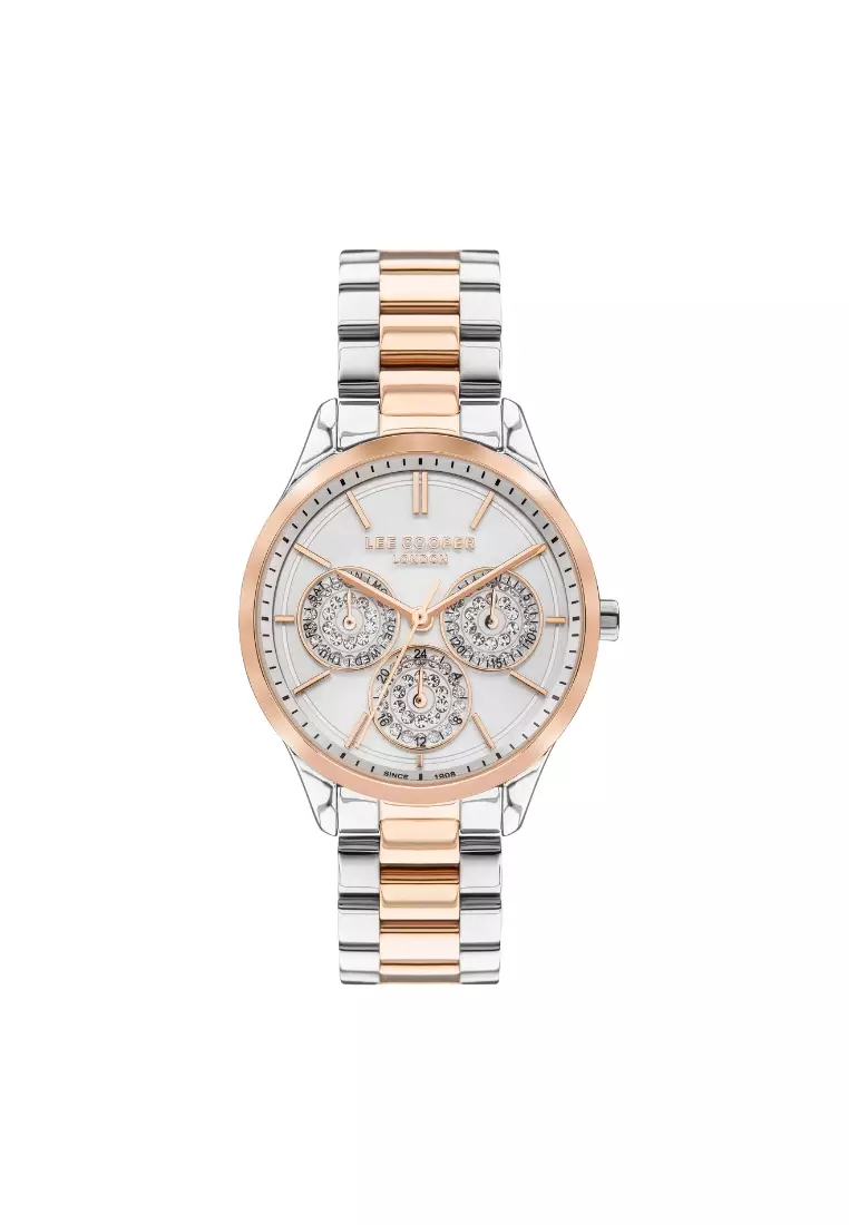 Lee cooper rose gold watch deals