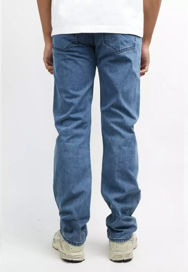Used 1968 - 515 Celana Panjang Pria Denim Regular Fit Non Stretch Medium Stone