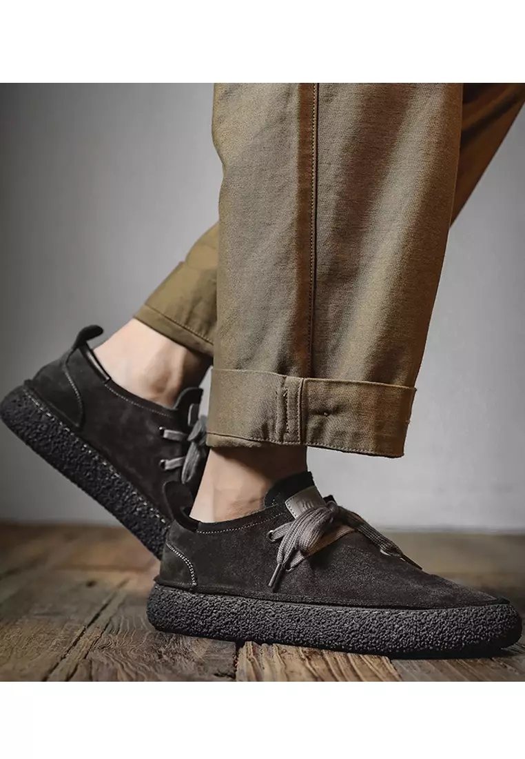 Grind Arenaceous Cowhide Lace Up Shoes YY-FDL8111
