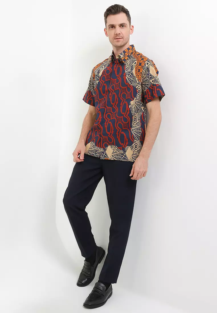 Hem Body Fit Batik Parang Kawung 2