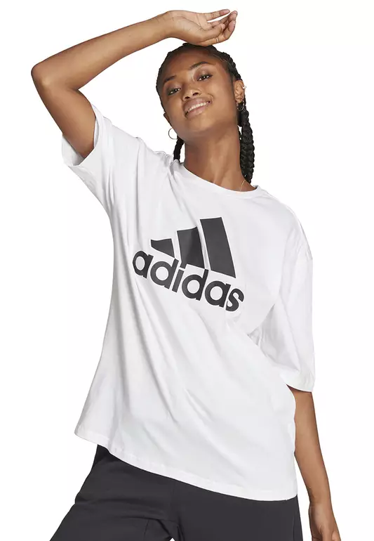 Essentials Big Logo Boyfriend Tee