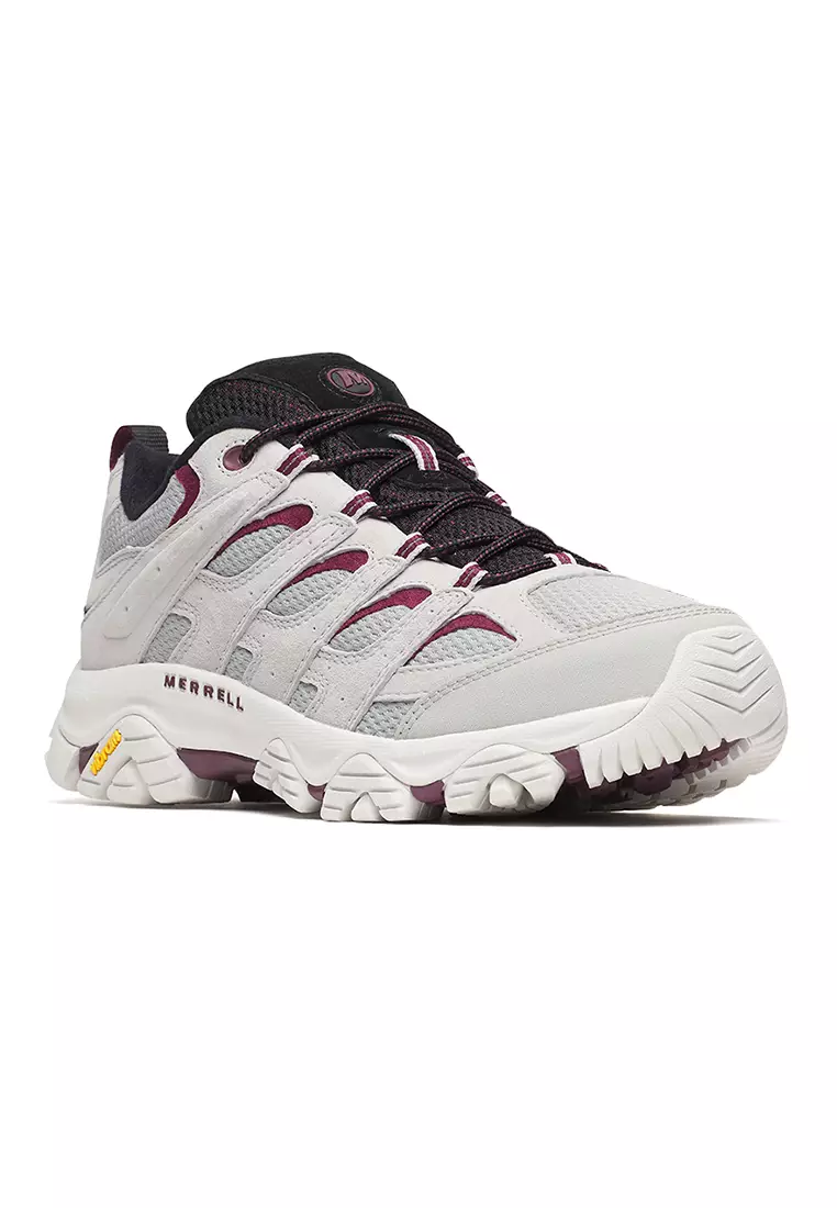 Moab 3 - Pigeon/Dark Cherry Men's Hiking Shoes
