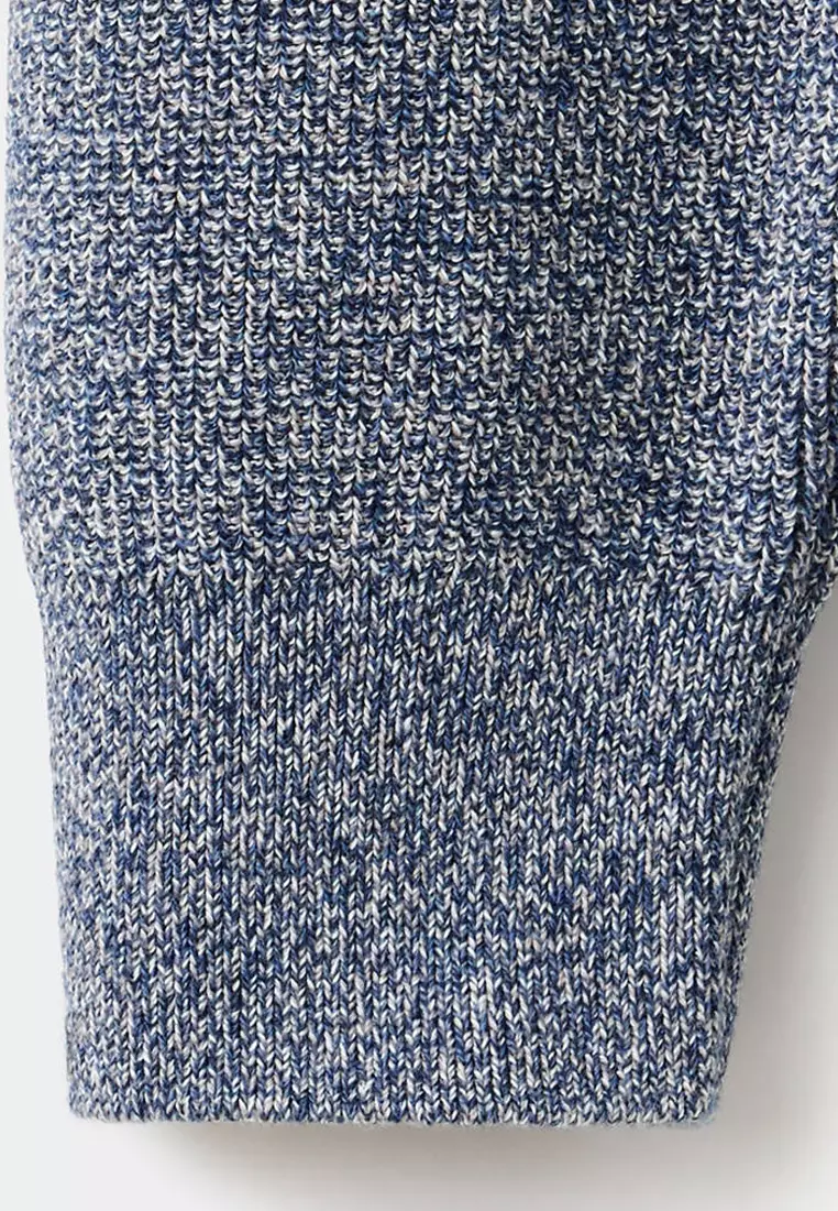 100% Cotton Ribbed Knit Polo Shirt