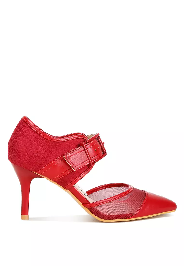 Discount on London Rag  shoes - SKU: Burgundy Pump Sandals