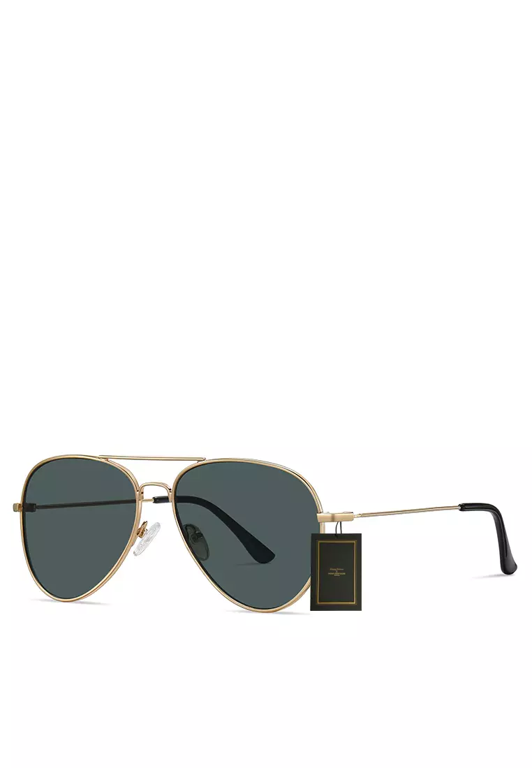 Metal Material Aviator Frame Sunglasses WD-S3025