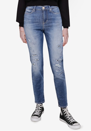 skinny jeans with holes in them