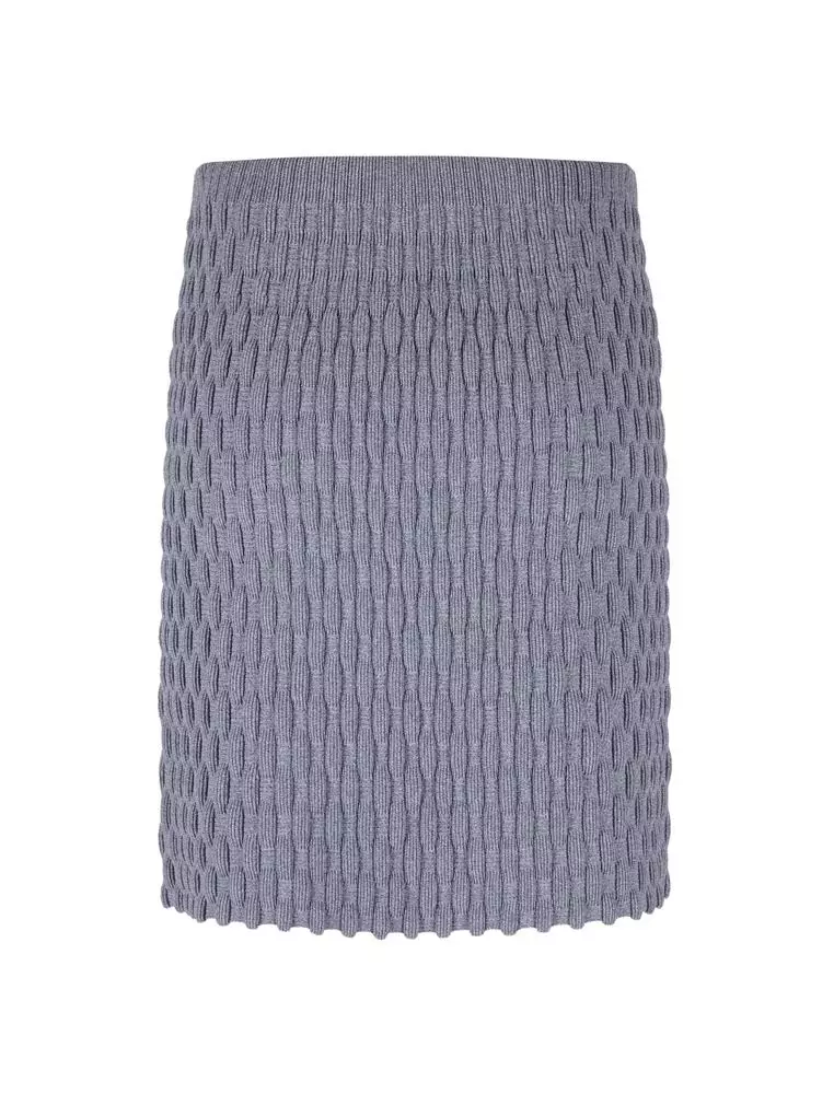 Pleated Midi Waist Skirt