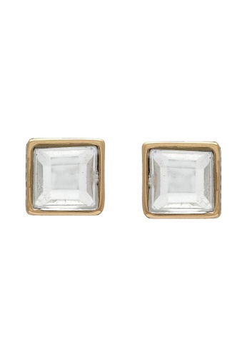 estele gold Estele Gold Plated Square Shaped Kundan Stud Earrings for Women 35C18AC7CE79EFGS_1