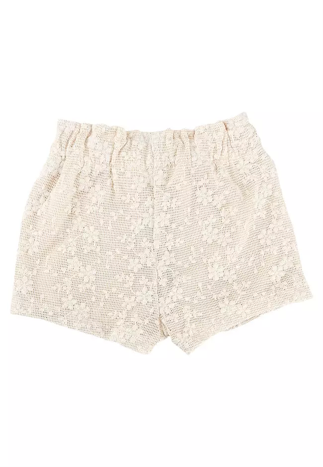 White hot sale lace shorts