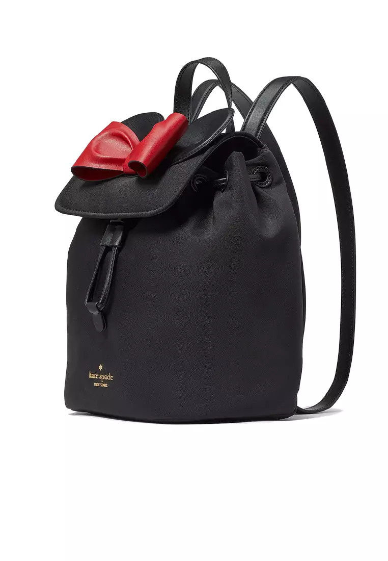 KATE SPADE Disney X Kate Spade New York Minnie 3D Flap Backpack Black Multi KG589
