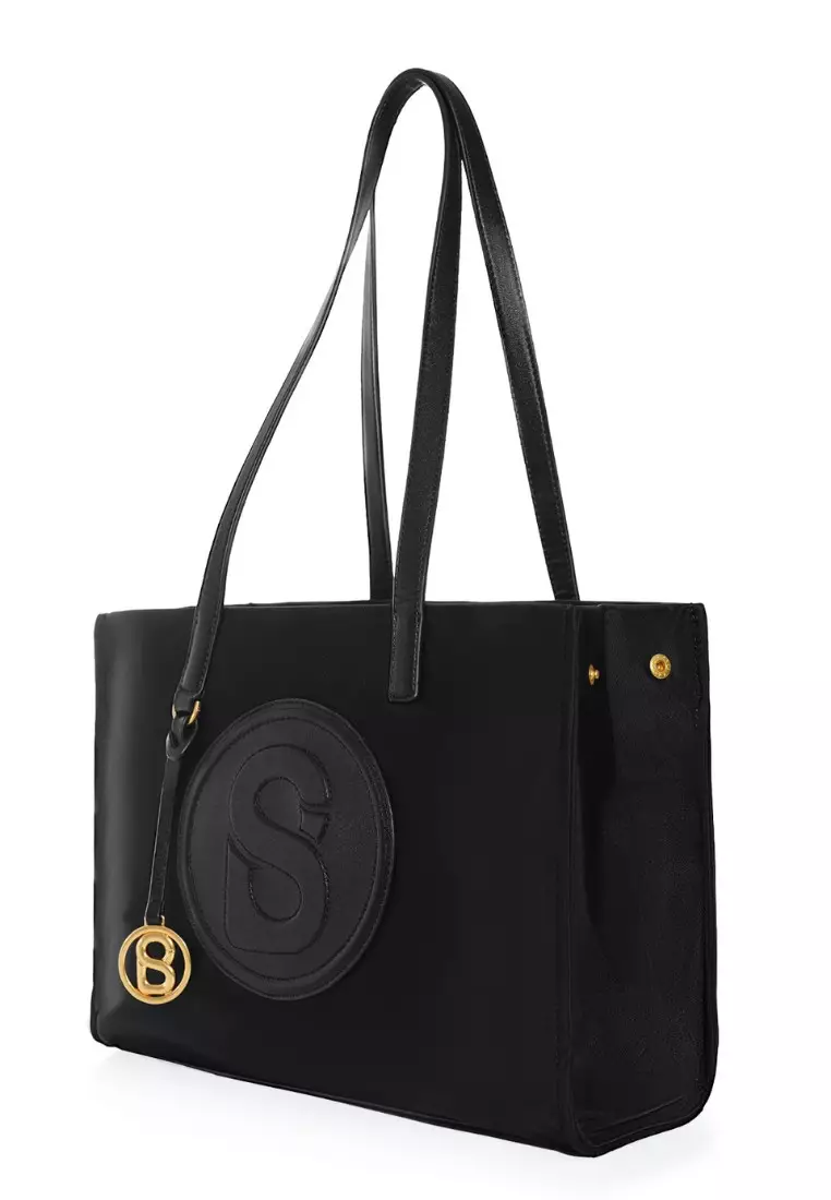Aaliya Small Tote Bag - Black – Buttonscarves