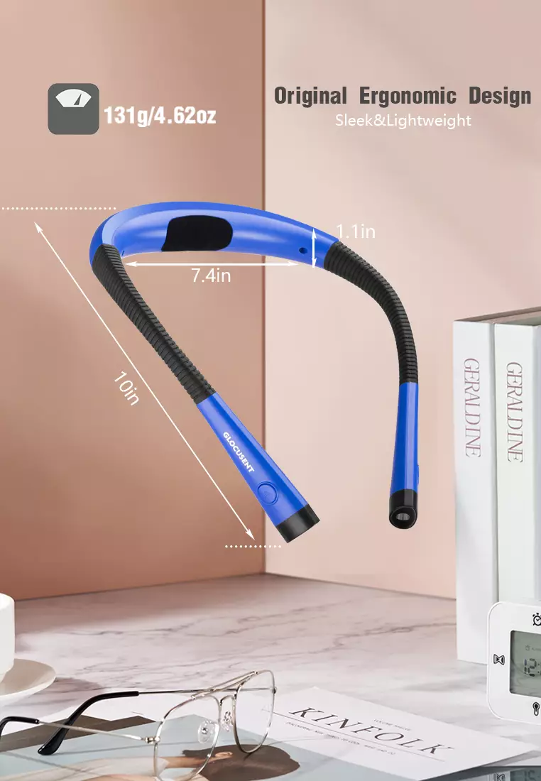 Buy Glocusent Glocusent LED Neck Reading Light, Book Light for Reading in Bed, 3 Colors, 6