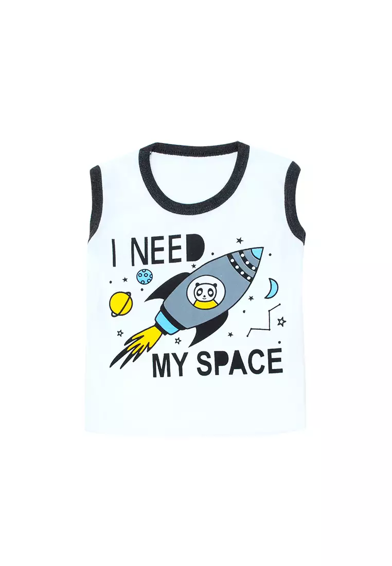 Skabe Pakaian Bayi Anak Laki Laki Baju Atasan Singlet Motif Rocket Setelan Celana Kaos Baby Putih All Size Usia 0 Sampai 6 Bulan 3488 Everyday Waka Kids Wakakids