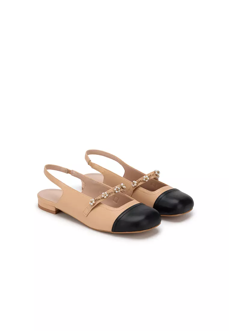 STRAPPY MID HEEL SANDAL