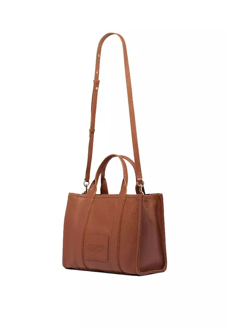 Marc Jacobs The Leather Medium Tote Bag Argan Oil H004L01PF21