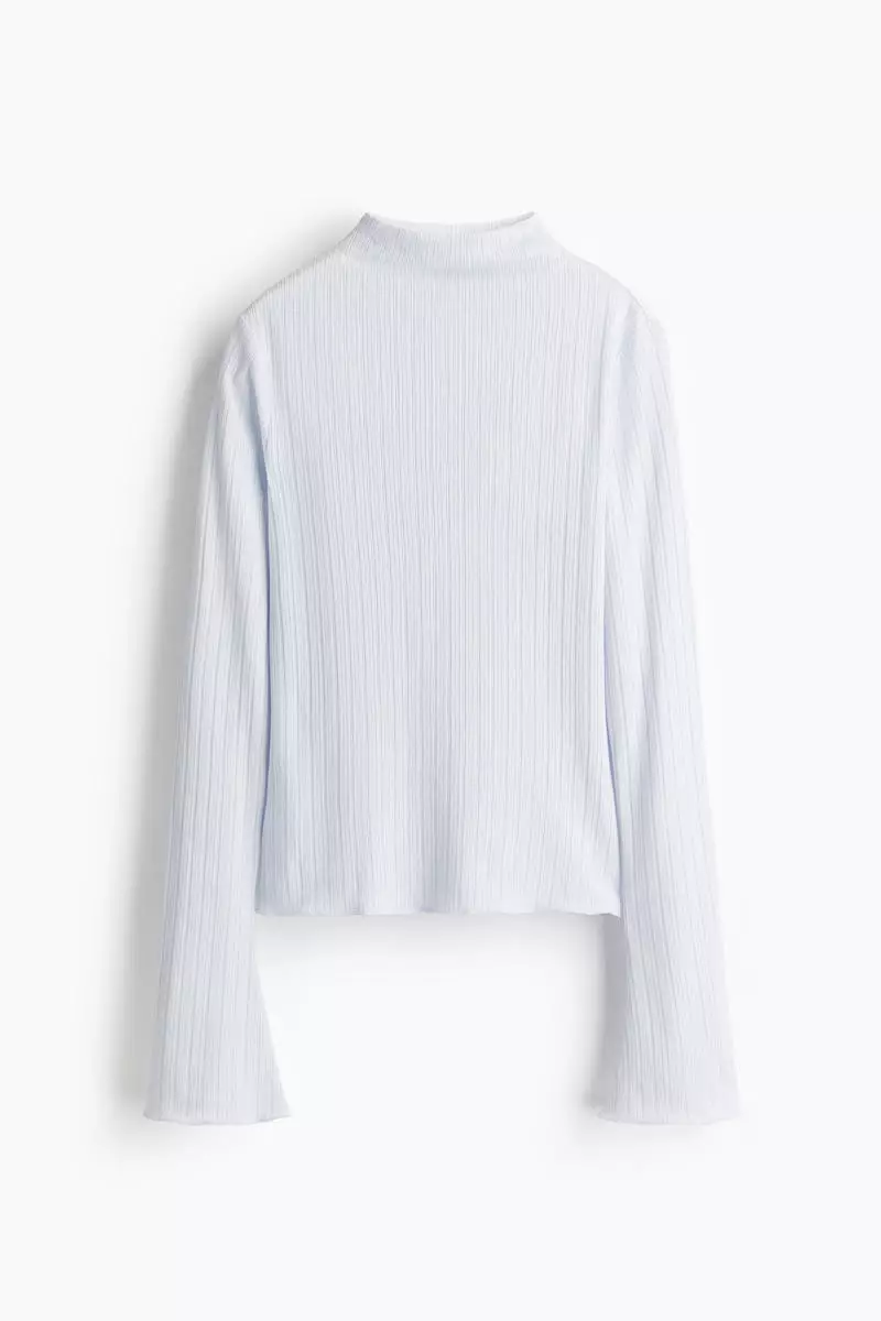 Ribbed turtleneck top