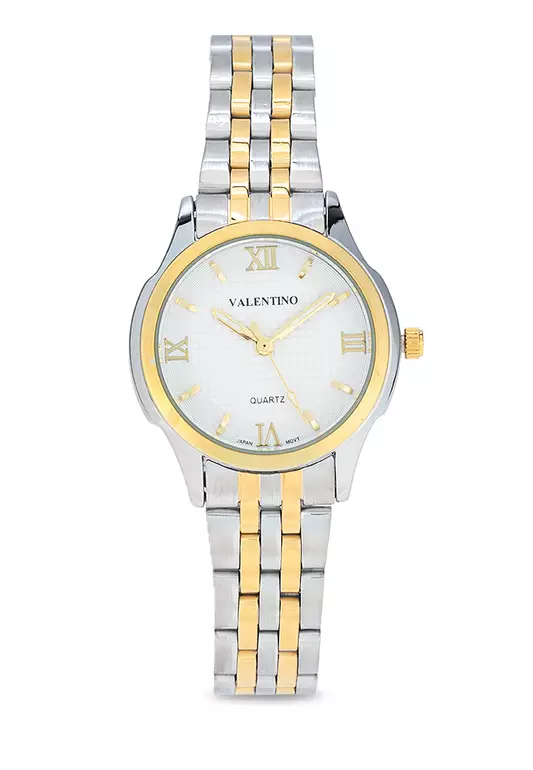 Analog Watch 20122377-Two Tone - White Dial